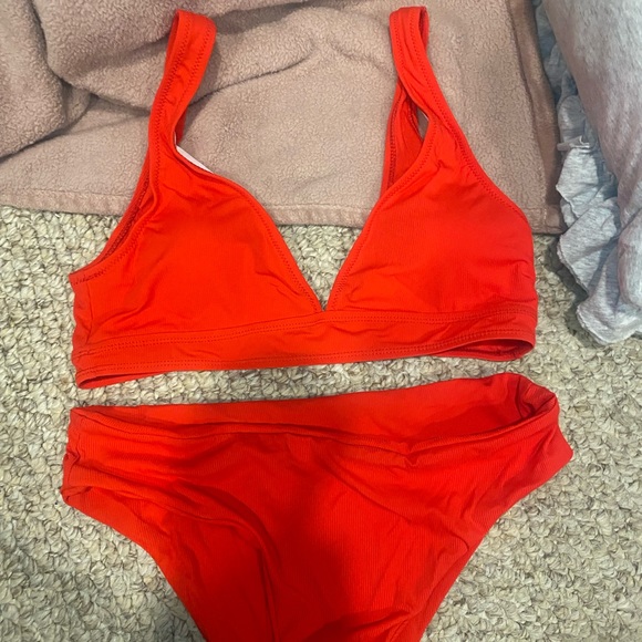 Red swimsuit - Picture 1 of 2